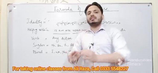 37K views · 2.5K reactions | Formula of a Tense (Lecture no 1) New Series from Basics to Advanced | Ali Raza Kazmi | Facebook