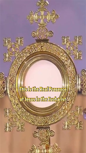 The Real Presence of Jesus in the Holy Eucharist ✝️