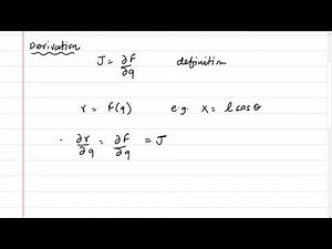 Legged Robotics 6a: Jacobian and its application (Spring 2021)