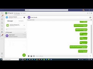 MS Teams CT Text-Training Overview