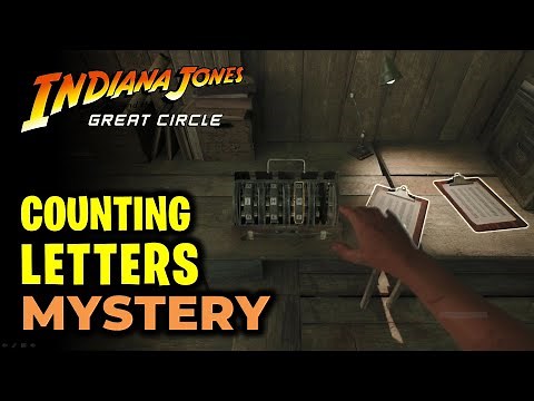 Counting Letters - Find the Footlocker Code | Indiana Jones and the Great Circle