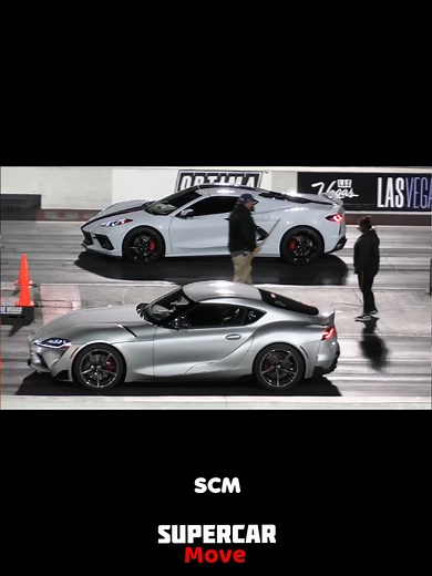 C8 Corvette vs Toyota Supra: Epic Drag Race Showdown