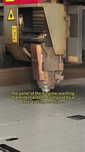 Kingstar Washing Machine Panel Laser Cutting Process | High-Precision Automation