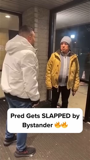 PredatorWatch on Instagram: "PREDATOR GETS SLAPPED BY BYSTANDER Credit: @obl.nation #live #oblnation #predator #catchers #pred #predatorpoacher #Vitaly #Pedophile #Kick #hit #Knocked #Out #Livestream #LIVE #Blood #KICK #Streaming #Head #Bleed #Viral"