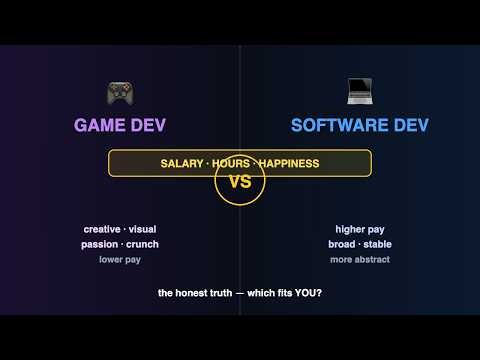 Game Dev vs Software Dev: The Honest Truth