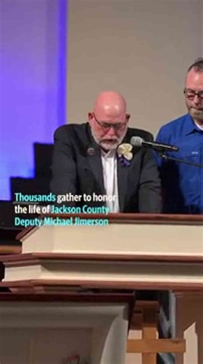 Thousands gather to honor the life of Jackson County Deputy Michael Jimerson