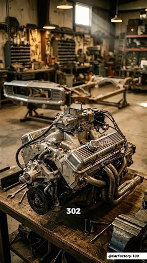 The Most Classic V8 Engine of All Time 🚘 #car #carlover #v8power