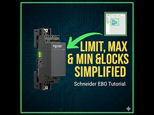 Schneider EBO Tutorial: How to Use LIMIT, MAX & MIN Blocks (BMS Logic Guide)