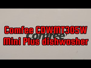 Comfee CDWMT305W Mini Plus dishwasher overview