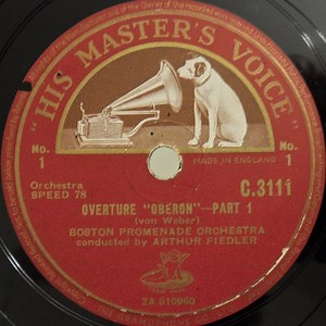 Boston Promenade Orchestra, Arthur Fiedler - Overture "Oberon"