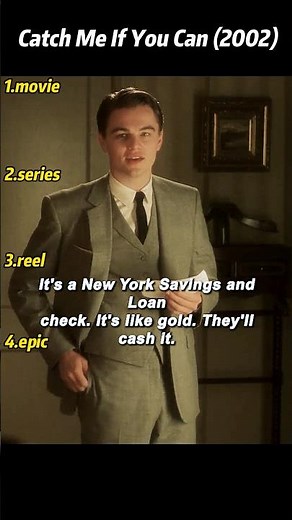 Catch Me If You Can (2002)｜He Got THAT & $400
