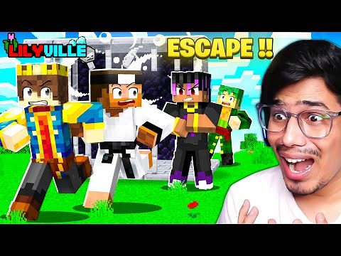 THE BIGGEST ESCAPE IN LILYVILLE 😡 Day 39 | Minecraft Live