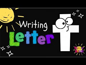 Writing Lowercase t Kindergarten Lesson 9