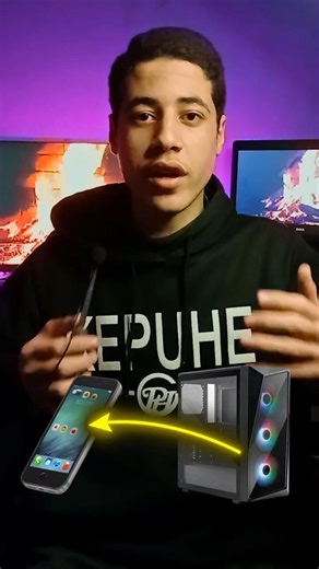 The fastest way to transfer files from your mobile to your computer without cables 🔥👌