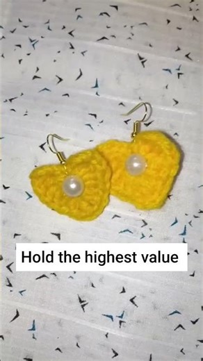 @crochet earring!viral !crochet lover!crochet bignner!crochet!tutorial!‪@KrochetKraftshop-0000‬