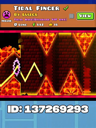 Tidal FingerDash #Viral #geometrydash #gd #Edit #fyp | tidal wave
