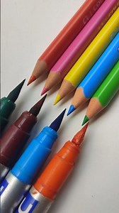 l 🥱Pencil colour vs sketch pen (which colour is the best?)#art #satisfyling #vairal #drawing #hig