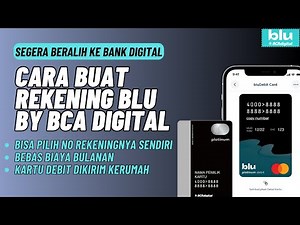 Cara Buat Rekening Blu by BCA Digital || Cara Buka Rekening Blu Bank Digital