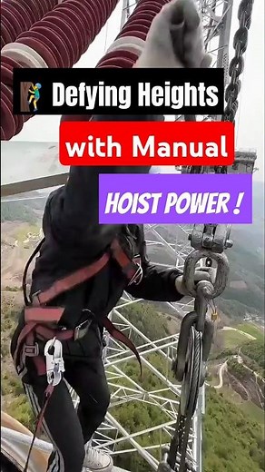 Sky High Strength - Manual Pulley Tech for Tower Work!"
