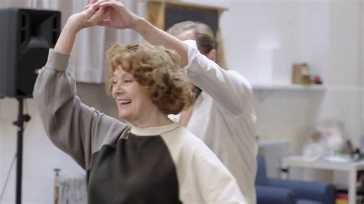 Ralph Fiennes dances with ex Francesca Annis in 'Small Hotel' play