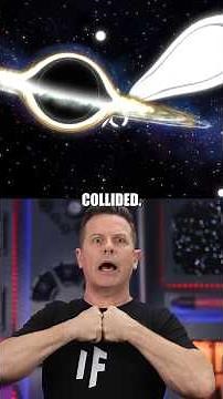 What If a White Hole and Black Hole Collided? #Space #BlackHole #Science #Astronomy #Shorts