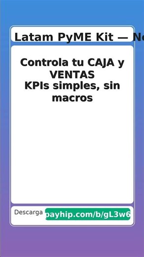 Plantilla Excel: Control de Caja + Precios IGV (Descarga inmediata)