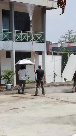 Film Production Set: Outdoor Water Effects