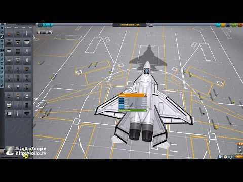 100 Percent Stock KSP Jet Fighter Time Lapse (F 22 Build)