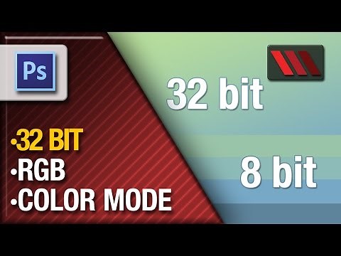 Adobe Photoshop CS6 - RGB 32 Bit vs 8 Bit (Tutorial by VOXLAB)