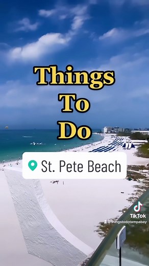 St. Pete Beach, located on Florida’s West Coast along the Gulf of Mexico was ranked as the Number 1 Beach in America in 2021 🥇🏖️ (and Number 5 in the World!). St. Pete Beach is a short drive from Downtown Saint Petersburg in the Tampa Bay Region. Here’s a few ideas to help you get started with your St. Pete Beach trip! 🏝️🪂 • • • • • #stpetebeach #stpete #beachvacation #beach #beachvibes #beachday #tampabay #gulfofmexico #thingstodo #thingstodotampa | Things To Do Tampa Bay