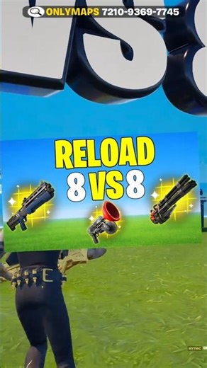 New map: Reload Teams 8v8 in Fortnite Creative 🏆 #fortnite #fortnitecreative #gaming