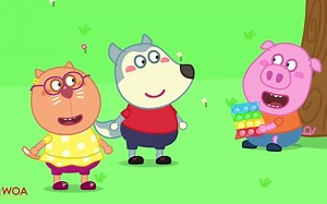 Wolfoo Pretend Play with Magic Colors Toys Learning Colors for Kids