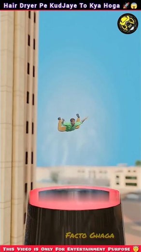 Kya Hair Dryer Insan Uchal Sakta he 😮 #shorts #viral