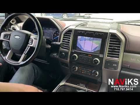 2017 - 2019 Ford F-250 F-350 Super Duty SYNC 3 Ultimate Trailer Tow Cameras in Motion Bypass V2