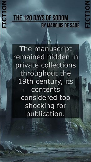 The Unfilmable Book: The 120 Days of Sodom by Marquis de Sade
