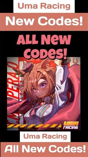 New Uma Racing Codes - All New Codes For Uma Racing Roblox February 13, 2026