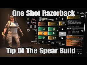 Division 2 One Shot Razorback Build Dark Hours Raid Speedrun
