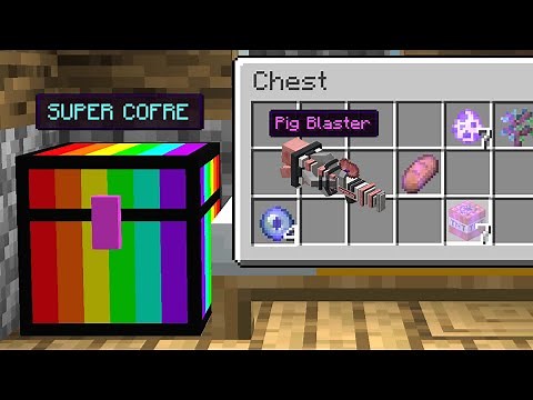 Minecraft, but the chests are custom and overpowered.