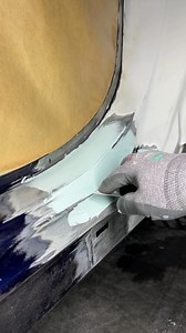 Easy Tip for applying putty #tips #autobodyrepair #carpainting #autobodypaint | Refinisherkv