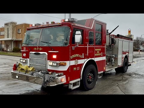 Milwaukee Fire Department Engine 22 Responding 4-2-25