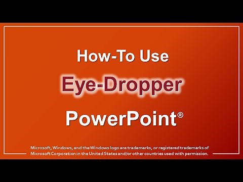 How to Use Eye Dropper Tool in PowerPoint