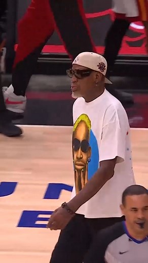 20M views · 241K reactions | Dennis Rodman back in Chicago for tonight's Bulls game  | NBA | Facebook