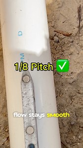 More slope isn’t always better. On a 3-inch drain, too much fall can leave solids behind. A proper 1/8″ slope keeps flow consistent and passes inspection. Follow for real plumbing code breakdowns. | Nearby Plumbing