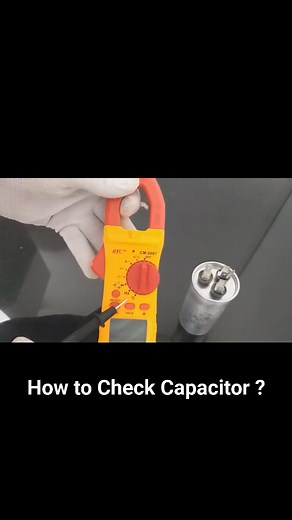 How to Check Capacitor by Clamp Meter #capacitor #testing #clampmeter #fblifestyle | Technical Support Asif