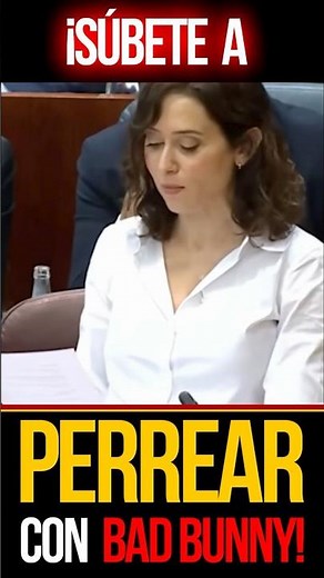 Ayuso sings a Bad Bunny song and leaves everyone stunned! 😂