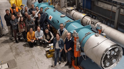 Large Hadron Collider gets more powerful with new quadrupole magnet