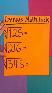 116K views · 125 reactions | Genius math hack #reels #math | At Home with Jennie and Nick | Facebook