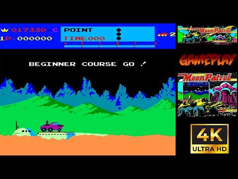 Moon Patrol Arcade | 1982 | Gameplay 4K