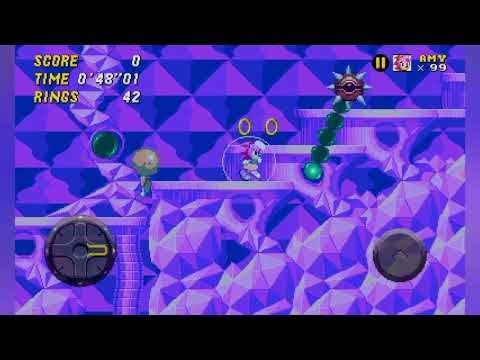 Sonic 2 Absolute With Extra Slot Amy Android Port Gameplay