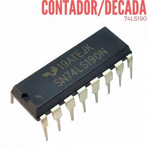 Circuito Integrado 74LS190 (Contador de Decadas Up/Down)